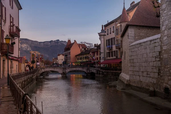 Cidade Resort Annecy França Dezembro 2018 — Fotografia de Stock