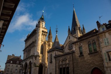 Dijon, Burgundy eyaletinin ana şehridir. Fransa Aralık 2018
