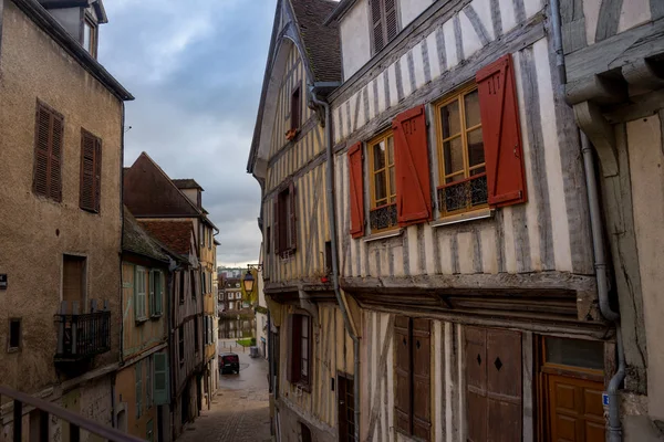 Auxerre Sulla Riva Yonne Francia Borgogna Dicembre 2018 — Foto Stock