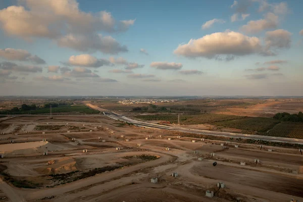 New land for the construction of houses. Israel Ashkelon july 2019