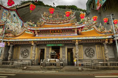 Guandu Tapınağı. Tayvan Taipei 17 Mart 2019