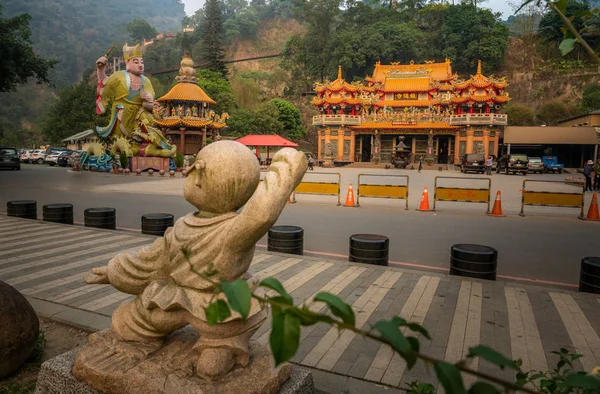 Tempel Lendenen Gelegen Aan Weg Naar Alishan Taiwan Maart 2019 — Stockfoto