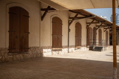 Eski tren istasyonu. İsrail Tel Aviv 14 Ekim 2019