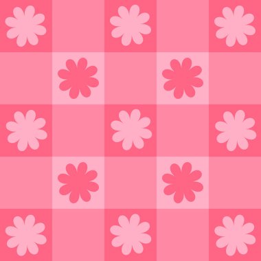 Duvar kağıdı veya arkaplan kullanımı için arkaplandaki sevimli çiçek deseni