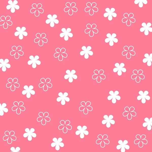Duvar kağıdı veya arkaplan kullanımı için arkaplandaki sevimli çiçek deseni