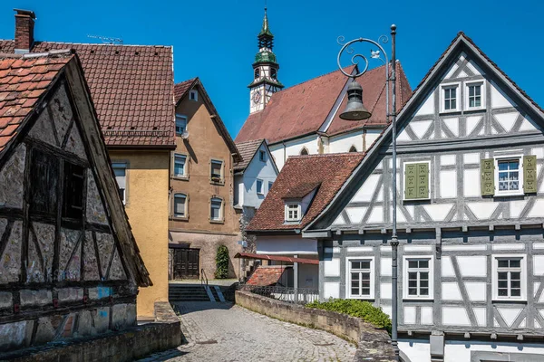 Alte Historische Gebäude Und Eine Straße Aus Pflastersteinen — Stockfoto