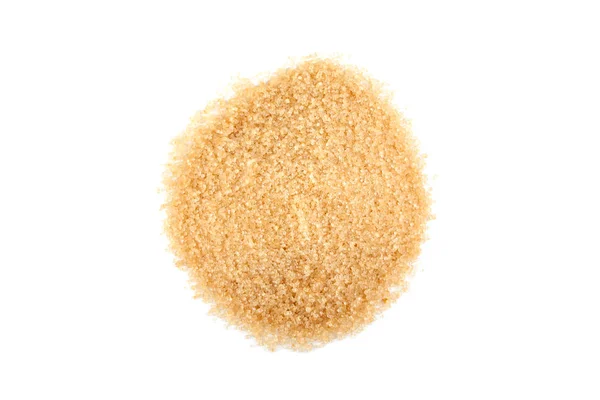 Top View Angle Heap Raw Organic Cane Sugar Brown Sugar — Stock Photo, Image