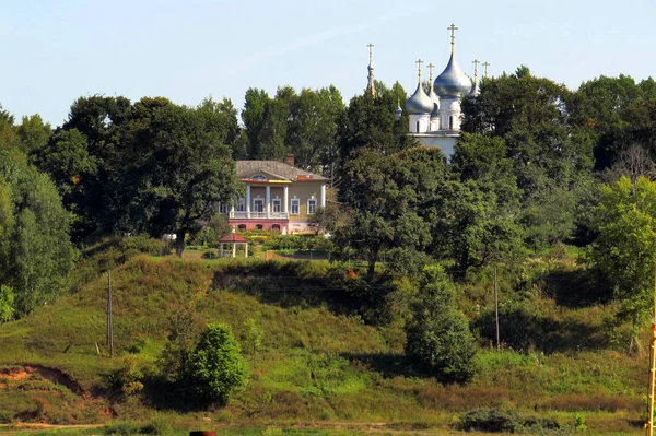 Città Tutaev Riva Destra Lato Borisoglebsk Regione Jaroslavl Russia — Foto Stock