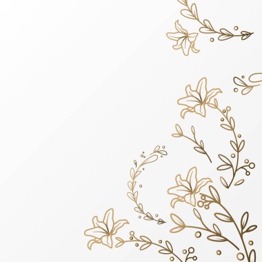 Lüks Çiçek arka plan şablonu