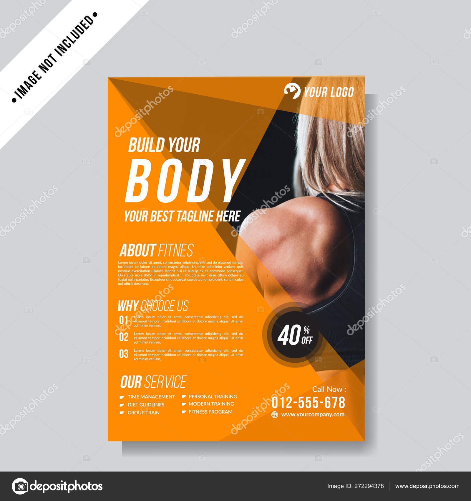 Fitness Gym Flyer Template Stock Vector C Yudipc