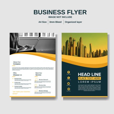 İş Broşürü düzeni arka planı