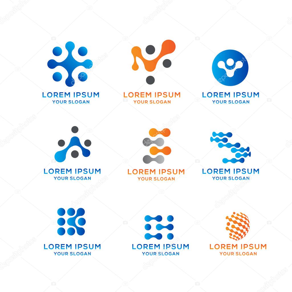 Geometric pattern collection vector