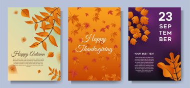 Sonbahar özel teklif satış afiş veya parti daveti arka plan bırakır