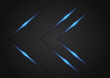 Gümüş pırıltılar ve mavi ışık ile koyu arka plan örtüşme katmanı