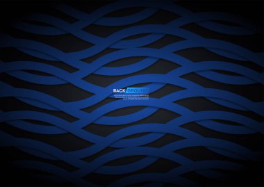 dalgalı örgü arka plan Kapak düzeni şablonu ile mavi ışık ok siyah