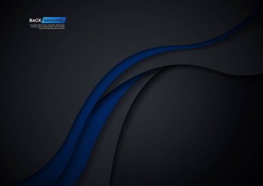 dalgalı örgü arka plan Kapak düzeni şablonu ile mavi ışık ok siyah