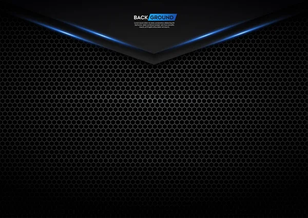 Açık mavi siyah kağıt katmanları ile Modern Soyut 3d arka plan