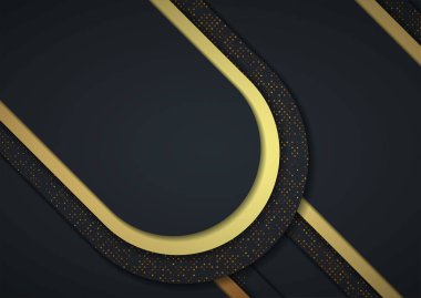 Siyah kağıt katmanlı üç boyutlu arkaplan