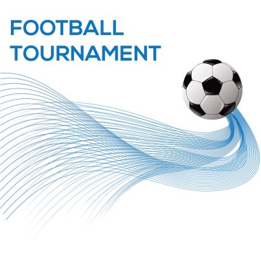 Futbol turnuvası arka plan vektör illüstrasyon
