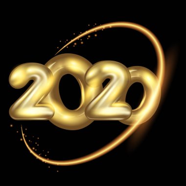 2019 mutlu yeni yıl arka plan. Vektör çizim