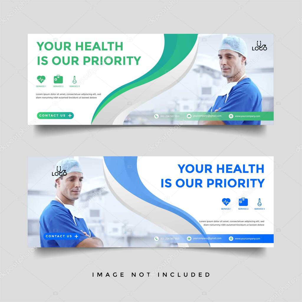 healthcare & medical banner promotion template