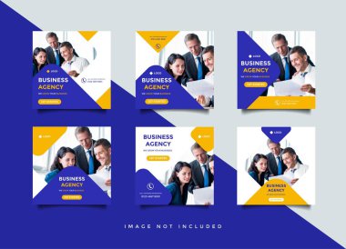 İş Sosyal medya postası tasarım şablonu