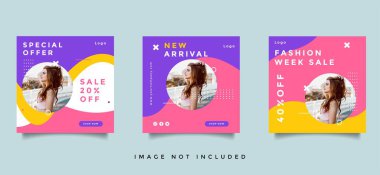 Moda Sosyal medya tanıtım tasarımı