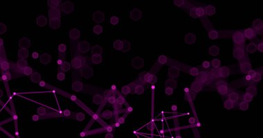 Soyut fütüristik ışık duvar kağıdı arka plan tasarımı. Yapı örgü ve çizgiler ile Bilim karanlık desen. Bokeh ile modern iş alanı üçgen illüstrasyon. 3d render