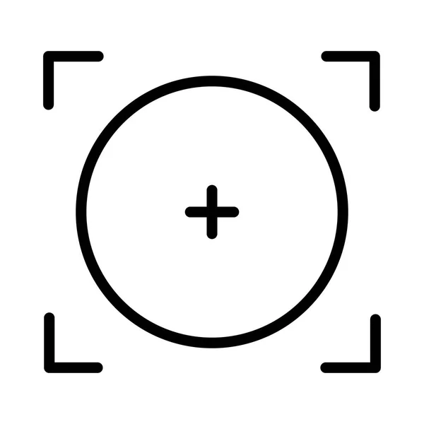 Focal point oder focus icon design. Vektor — Stockvektor