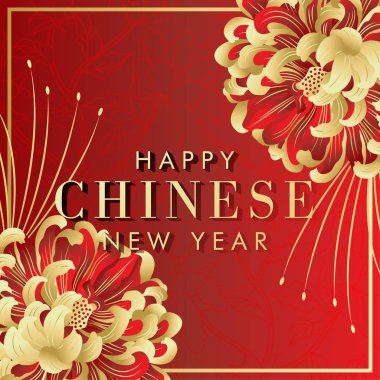 Kırmızı ve altın çiçek