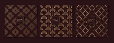 Kahverengi ve altın arka plan desen