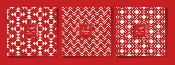 Modèle Rouge Blanc — Image vectorielle