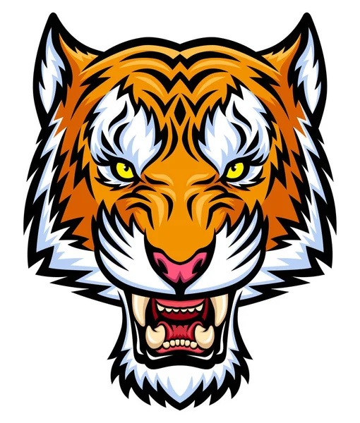 Tiger anger — Stock Vector © komissar008 #24710413