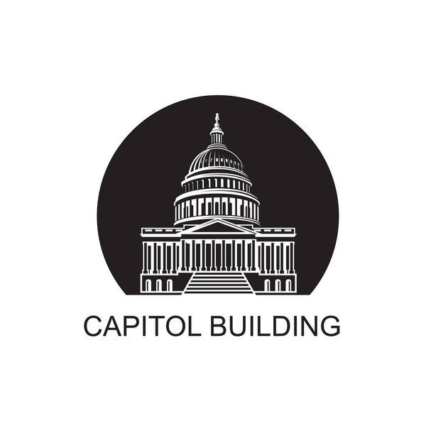 Икона здания Капитолия США в Вашингтоне

