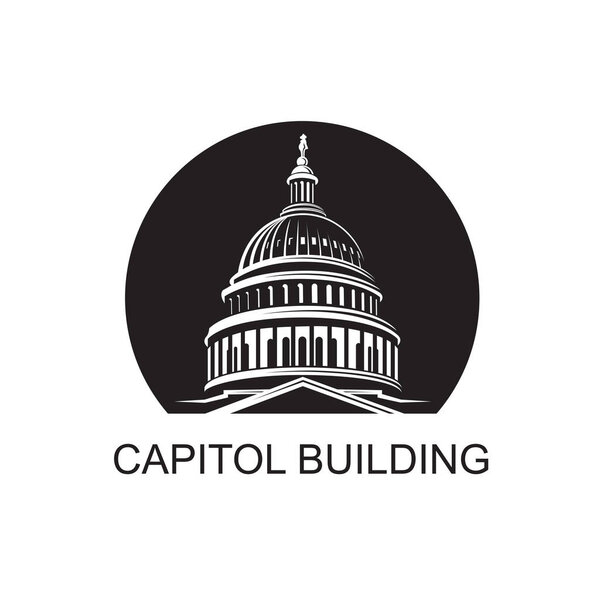 Икона здания Капитолия США в Вашингтоне
