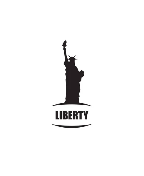 Simbolo Americano Statua Della Libertà Immagine — Vettoriale Stock