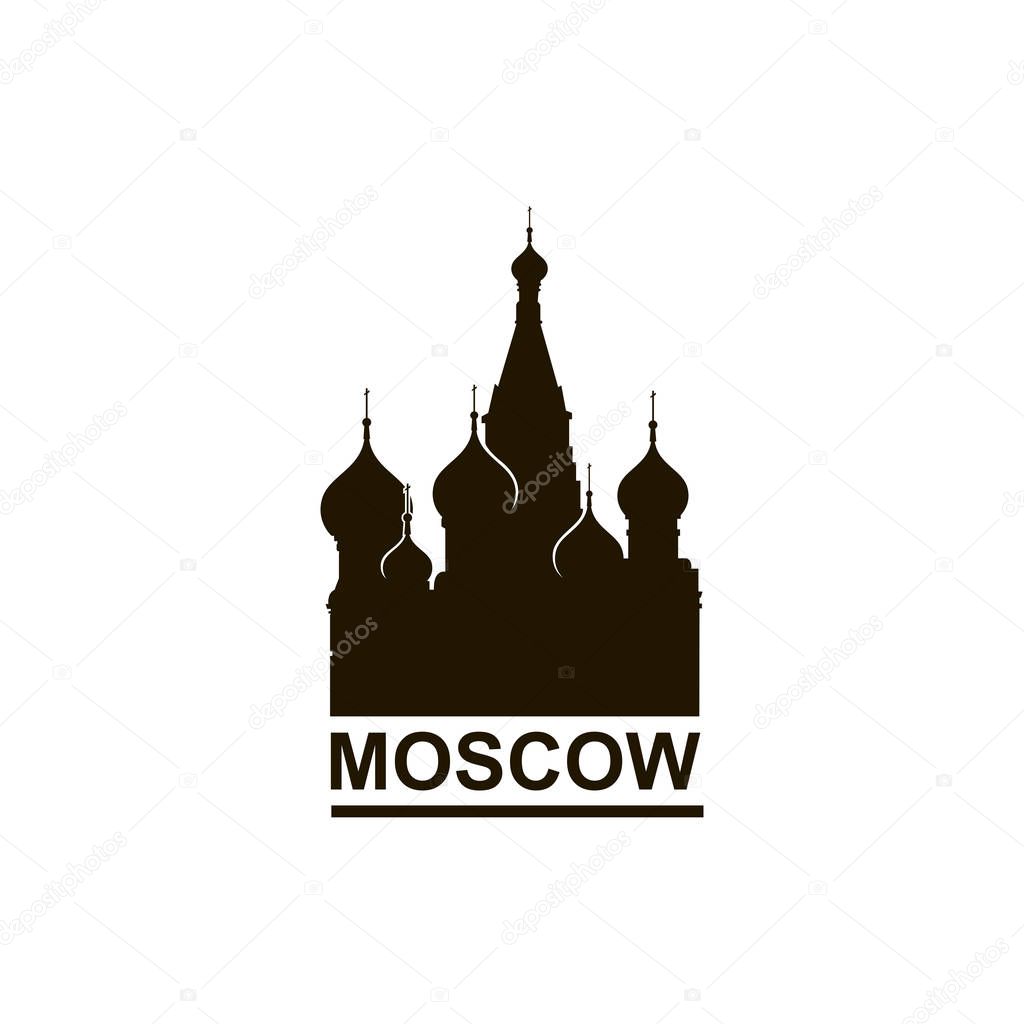 illustration of Moscow Saint Basil Cathedral in Red square