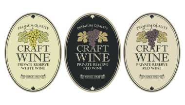 koleksiyon vintage için bir etiket ile üzüm şarap şişe