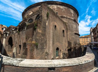 Eski Panteon Roma İtalya'da bina dış