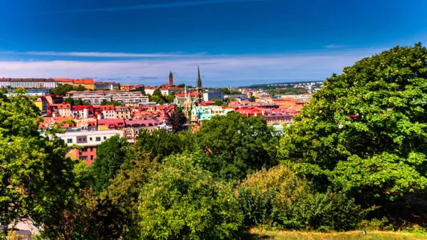 Göteborg Stadt Von Skansen Kronan Aus Während Des Mittag Göteborg — Stockfoto