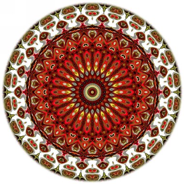 Renkli dijital sanat, oryantal model, geometrik doku, mistik motifi, arka plan, fantastik tasarım. 