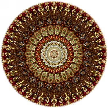 Renkli dijital sanat, oryantal model, geometrik doku, mistik motifi, arka plan, fantastik tasarım. 