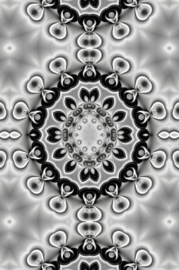 Renkli dijital sanat, oryantal model, geometrik doku, mistik motifi, arka plan, fantastik tasarım. 