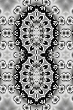 Renkli dijital sanat, oryantal model, geometrik doku, mistik motifi, arka plan, fantastik tasarım. 