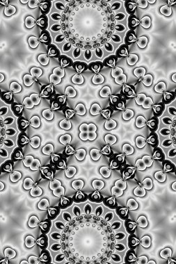 Renkli dijital sanat, oryantal model, geometrik doku, mistik motifi, arka plan, fantastik tasarım. 