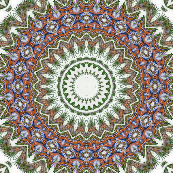 Renkli dijital sanat, oryantal model, geometrik doku, mistik motifi, arka plan, fantastik tasarım. 