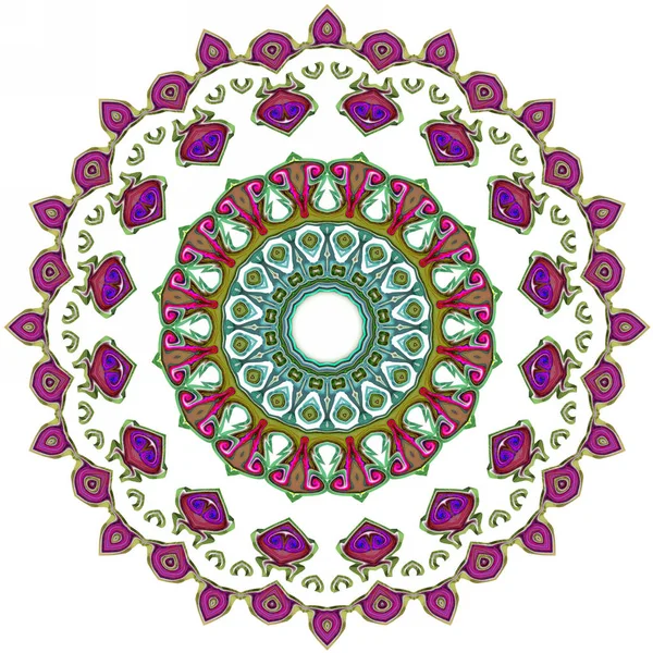 Renkli dijital sanat, oryantal model, geometrik doku, mistik motifi, arka plan, fantastik tasarım. 