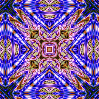 Renkli dijital sanat, oryantal model, geometrik doku, mistik motifi, arka plan, fantastik tasarım. 