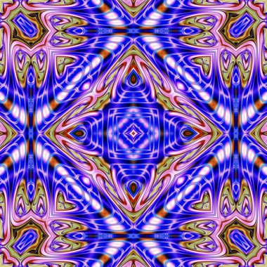 Renkli dijital sanat, oryantal model, geometrik doku, mistik motifi, arka plan, fantastik tasarım. 