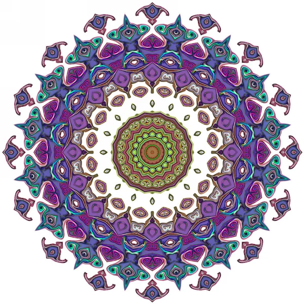 Renkli dijital sanat, oryantal model, geometrik doku, mistik motifi, arka plan, fantastik tasarım. 